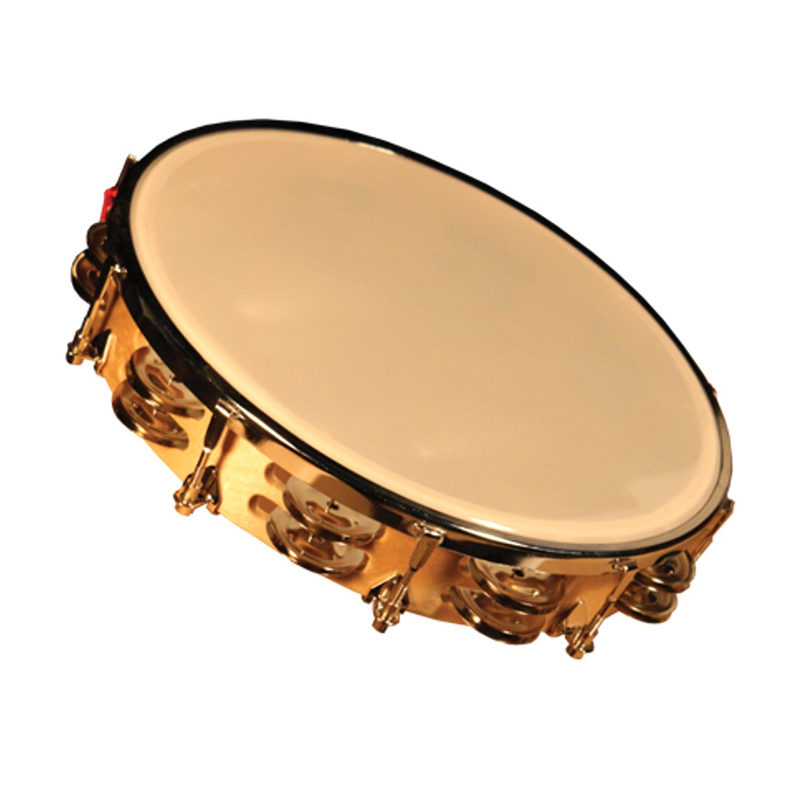 Granite Percussion GP-TAMB4 10" Wood Frame/Plastic Head Tambourine
