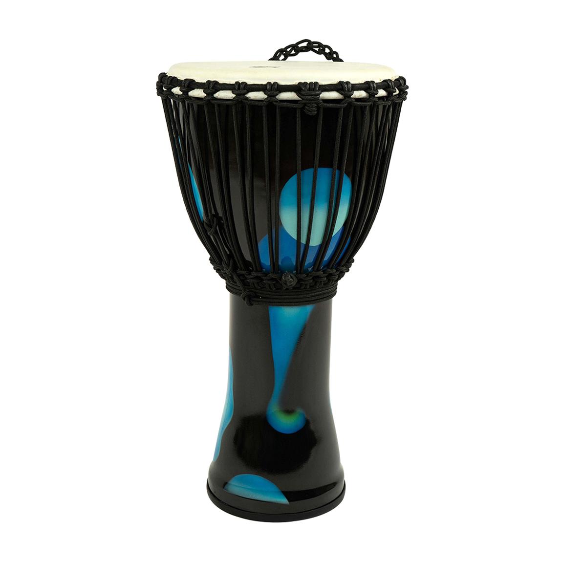 Toca SFMDJ-12BL 12-Inch Freestyle Djembe, Blue Magma