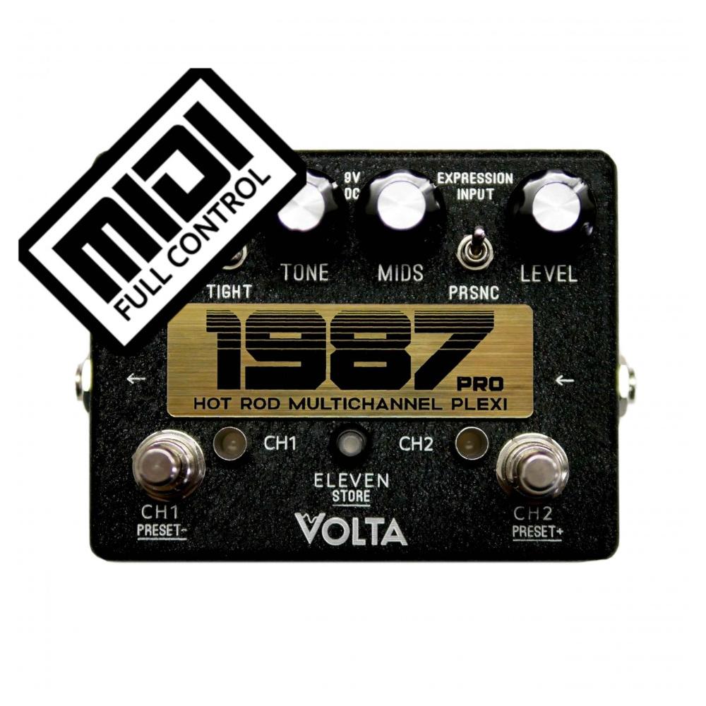plexi pedal Volta Custom Electronics 1987 PRO MIDI Dual Channel Plexi Overdrive