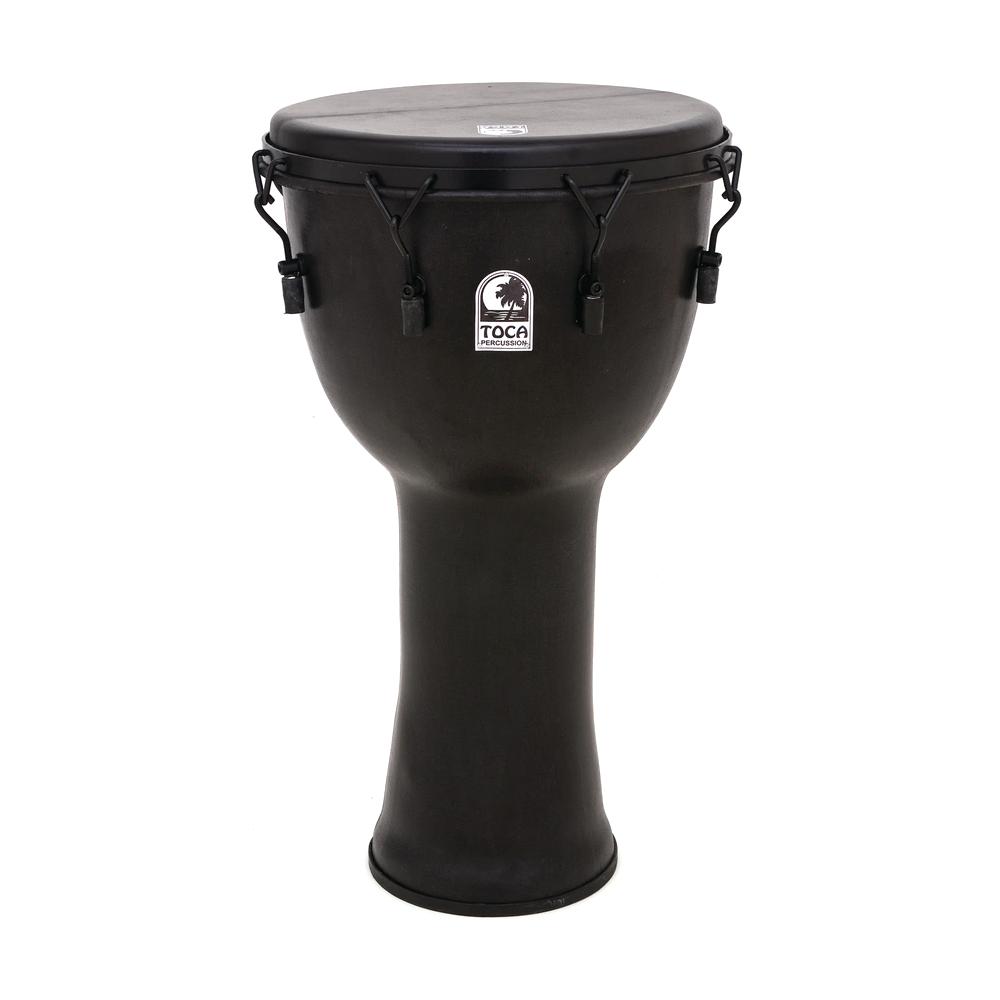 Toca SFDMX-10BM Mechanically Tuned 10" Djembe, Black Mamba