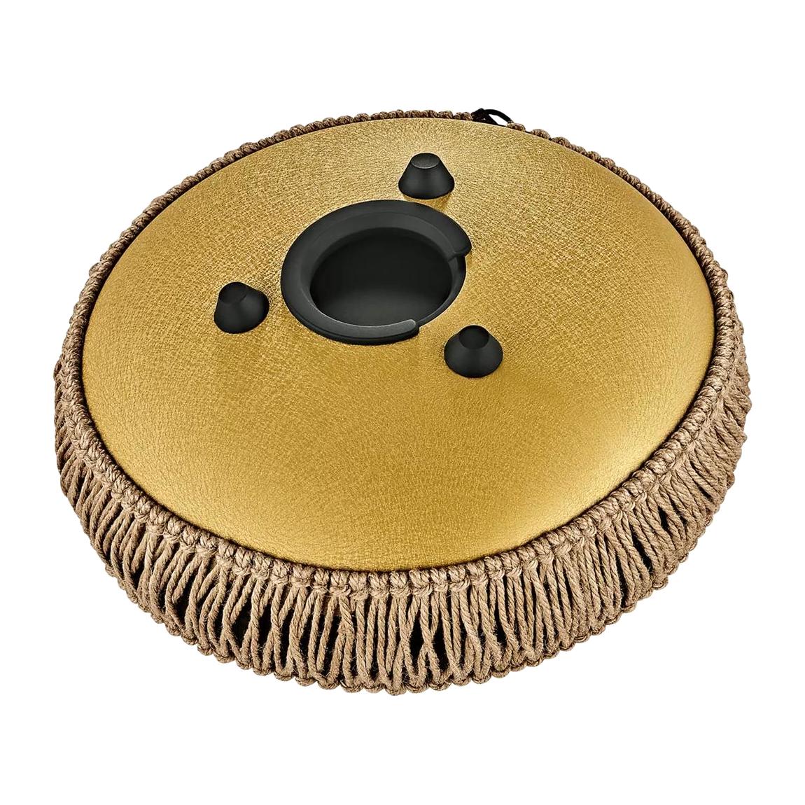 Meinl Percussion MOSTD3G 10" Medium 8 Note Octave Steel Tongue Drum, C Major, 432 Hz, Gold