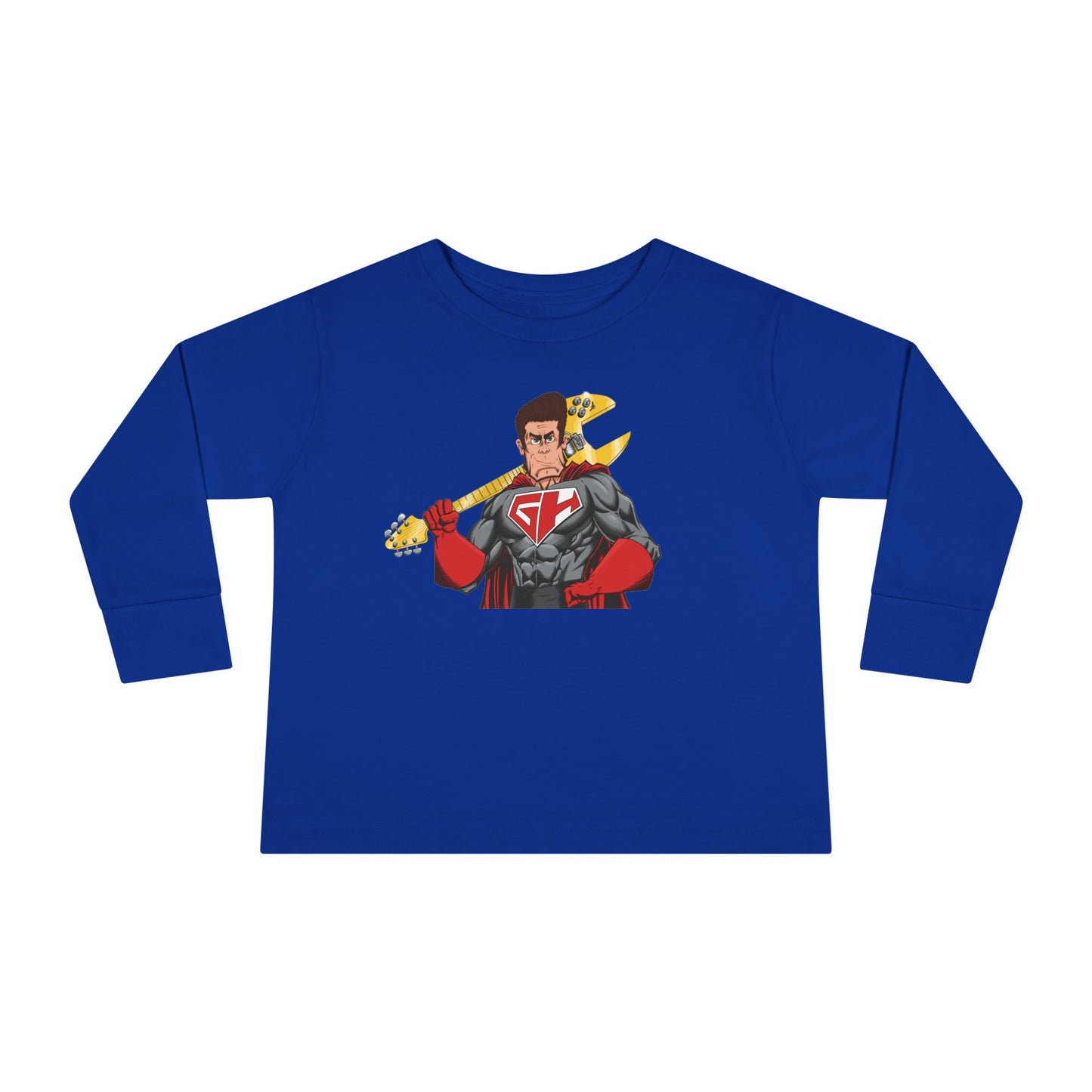 Golden Guitar Hero Toddler Long Sleeve Tee