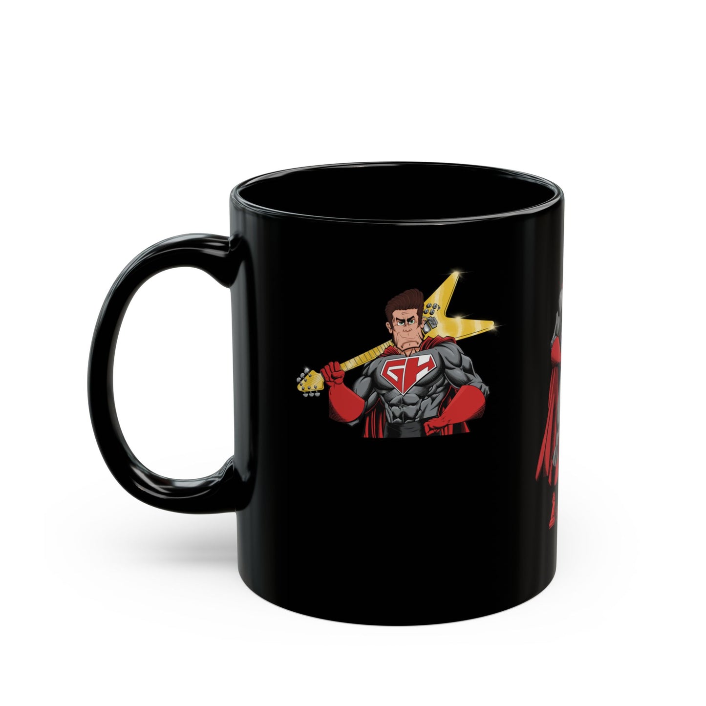 The Gear Hero's Black Mug (11oz, 15oz)