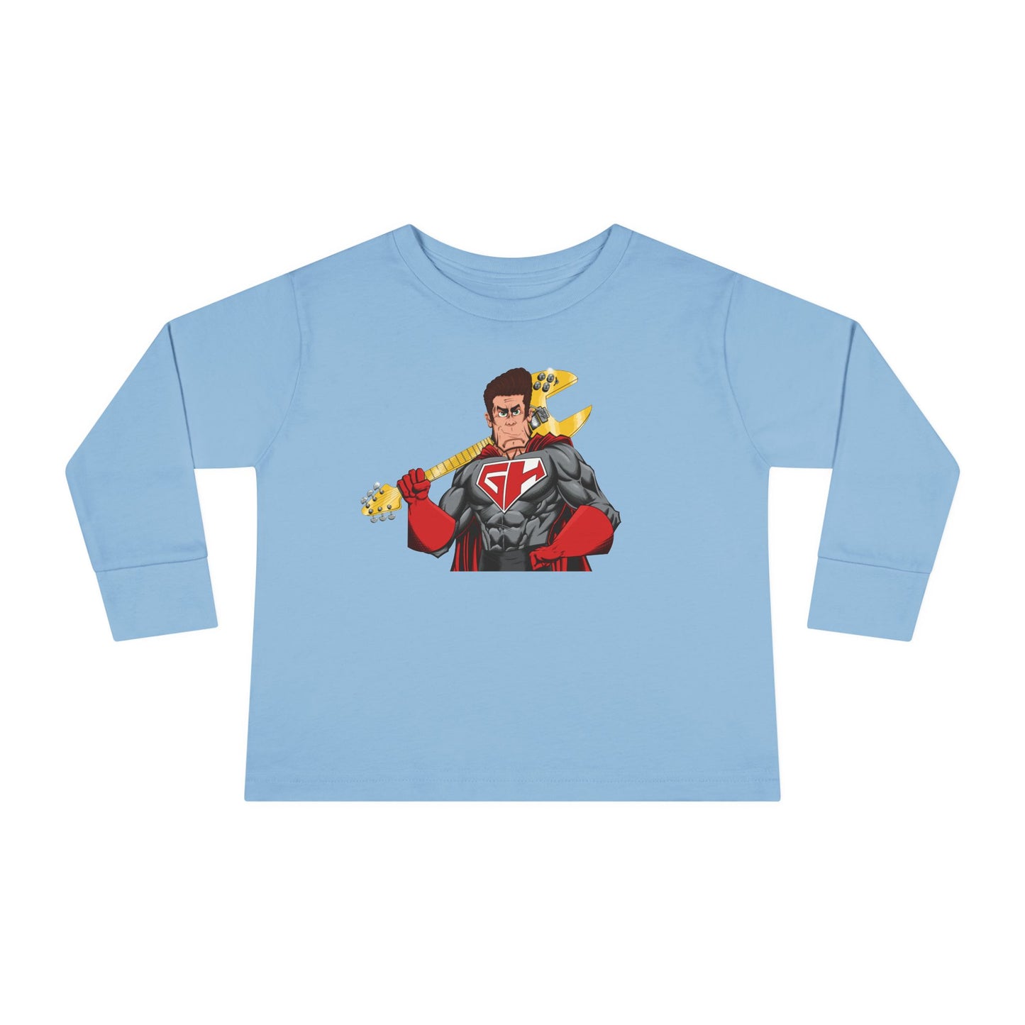 Golden Guitar Hero Toddler Long Sleeve Tee