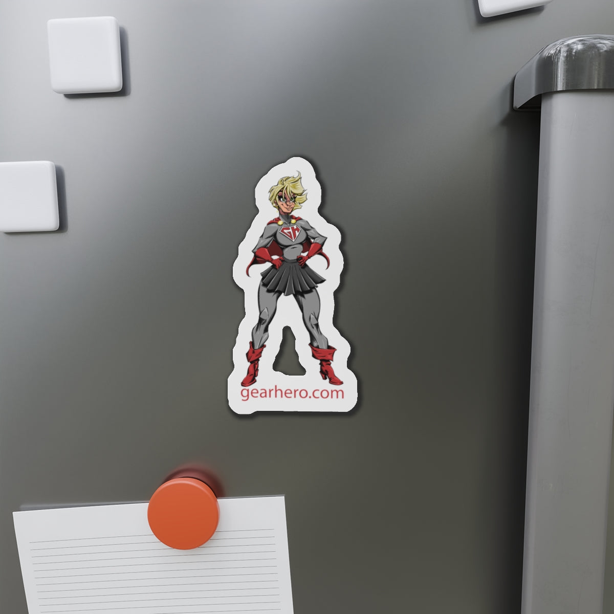 Mrs. Hero Die-Cut Magnets