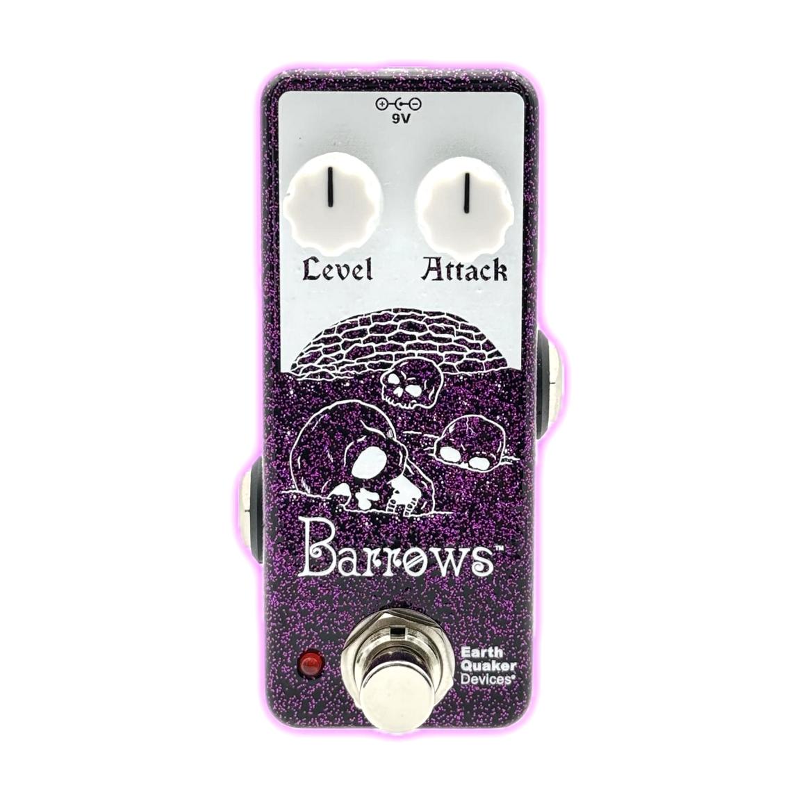 EarthQuaker Devices Barrows Fuzz Attacker, Purple Sparkle (Gear Hero E