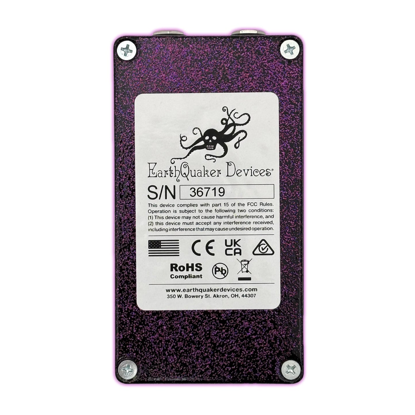 EarthQuaker Devices Dispatch Master V3 Delay and Reverb, Purple Sparkle (Gear Hero Exclusive)