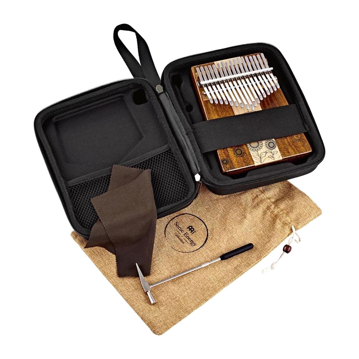 Meinl KL1706H 17 Note Sound Hole Kalimba, Maple/Acacia