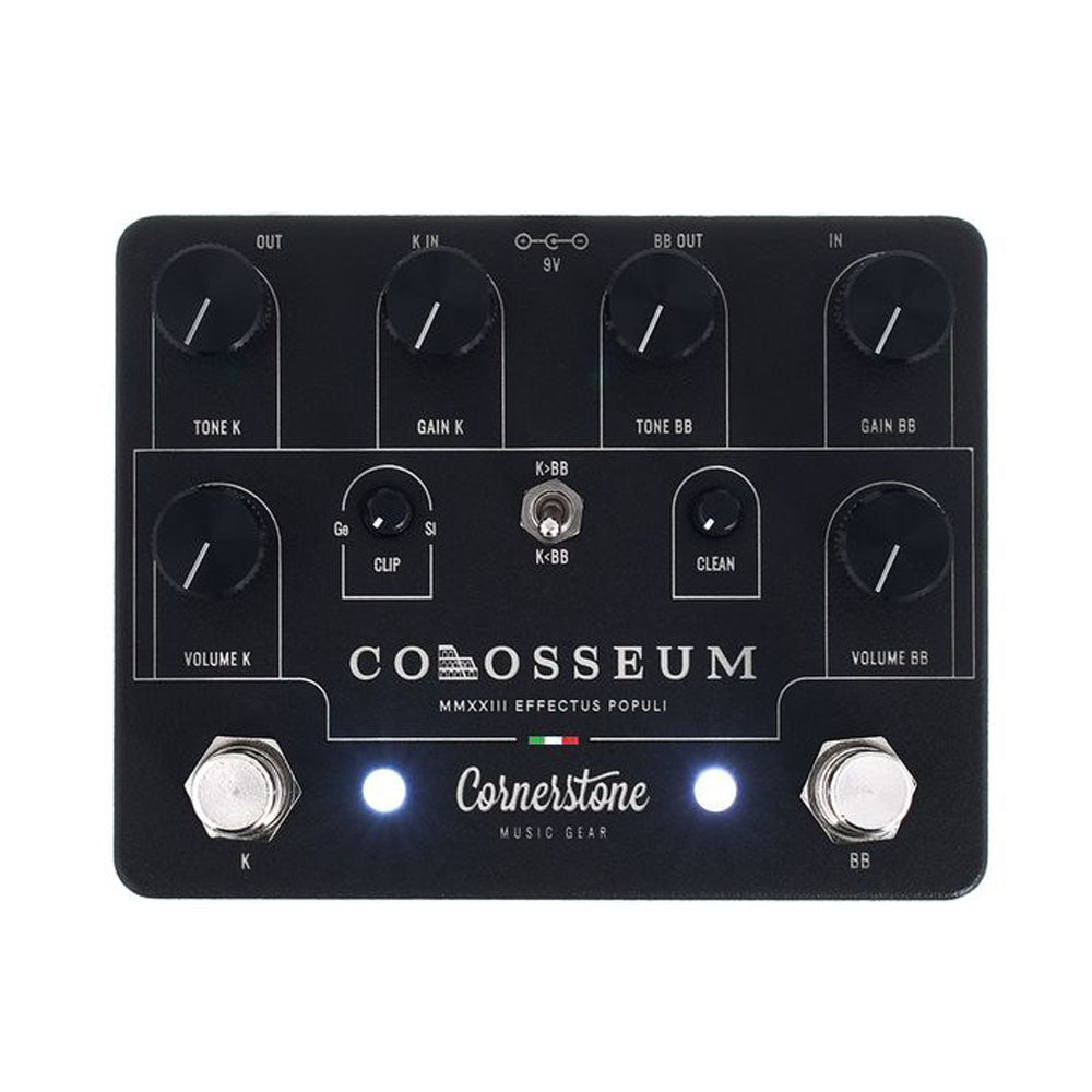 Cornerstone Music Colosseum Dual Overdrive, Black