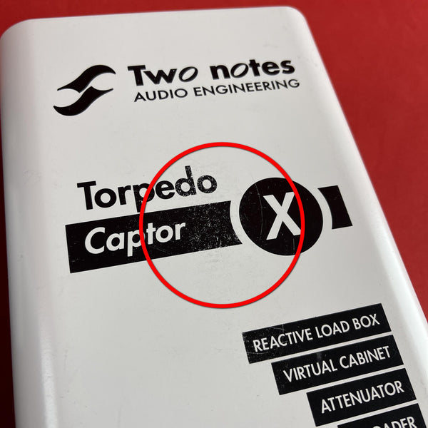[USED] Two Notes Torpedo Captor X Reactive Loadbox DI and Attenuator, 8 Ohm (See Description)