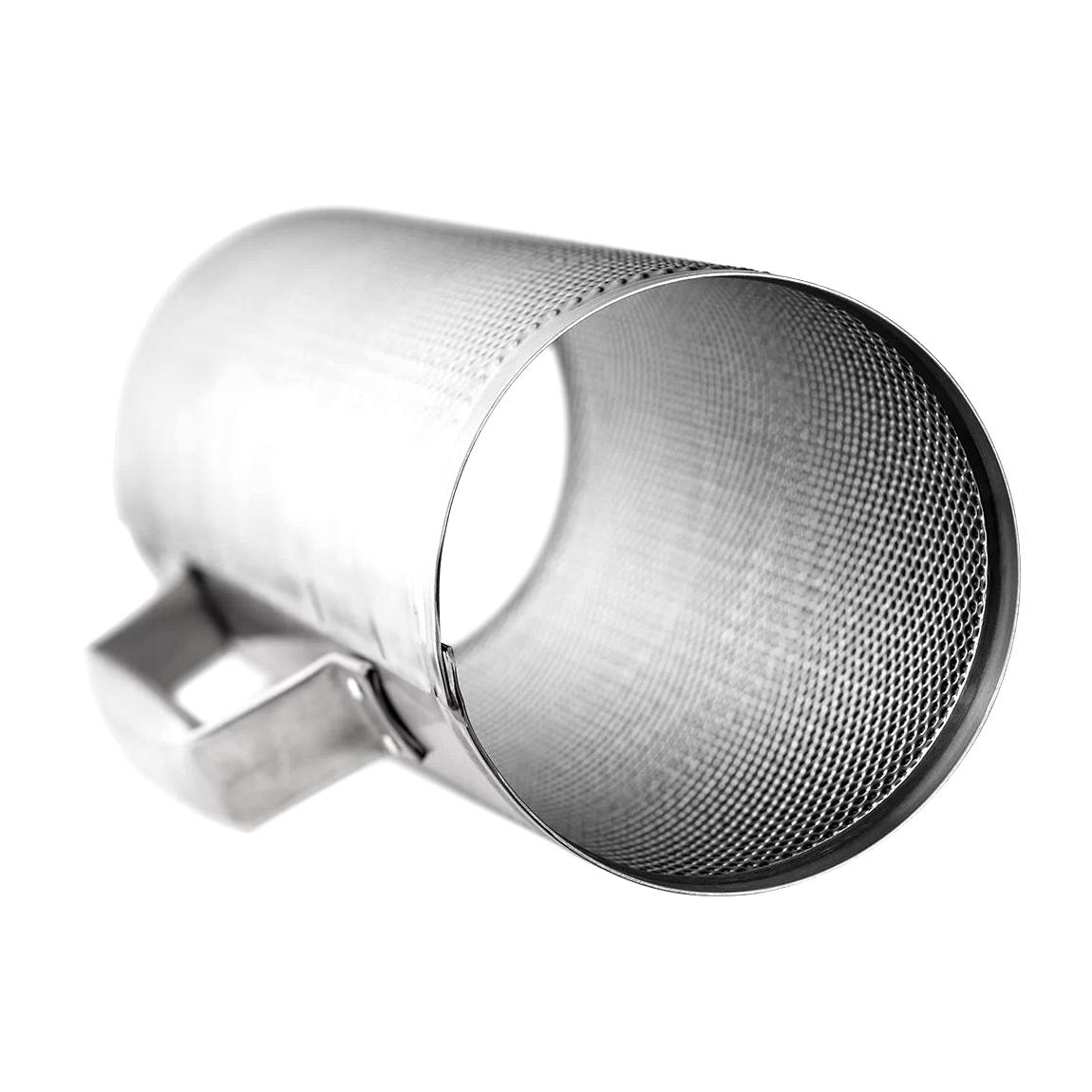 Meinl Percussion MGU1 Guira Metal Guiro/Merengue Güira with Scraper, Large, Brushed Steel