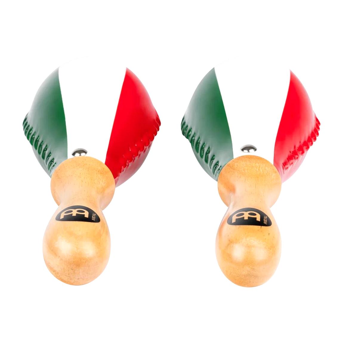 Meinl Percussion MSM3MX Traditional Maracas Hand Shaker Rattles with Natural Rawhide, Mexico Flag