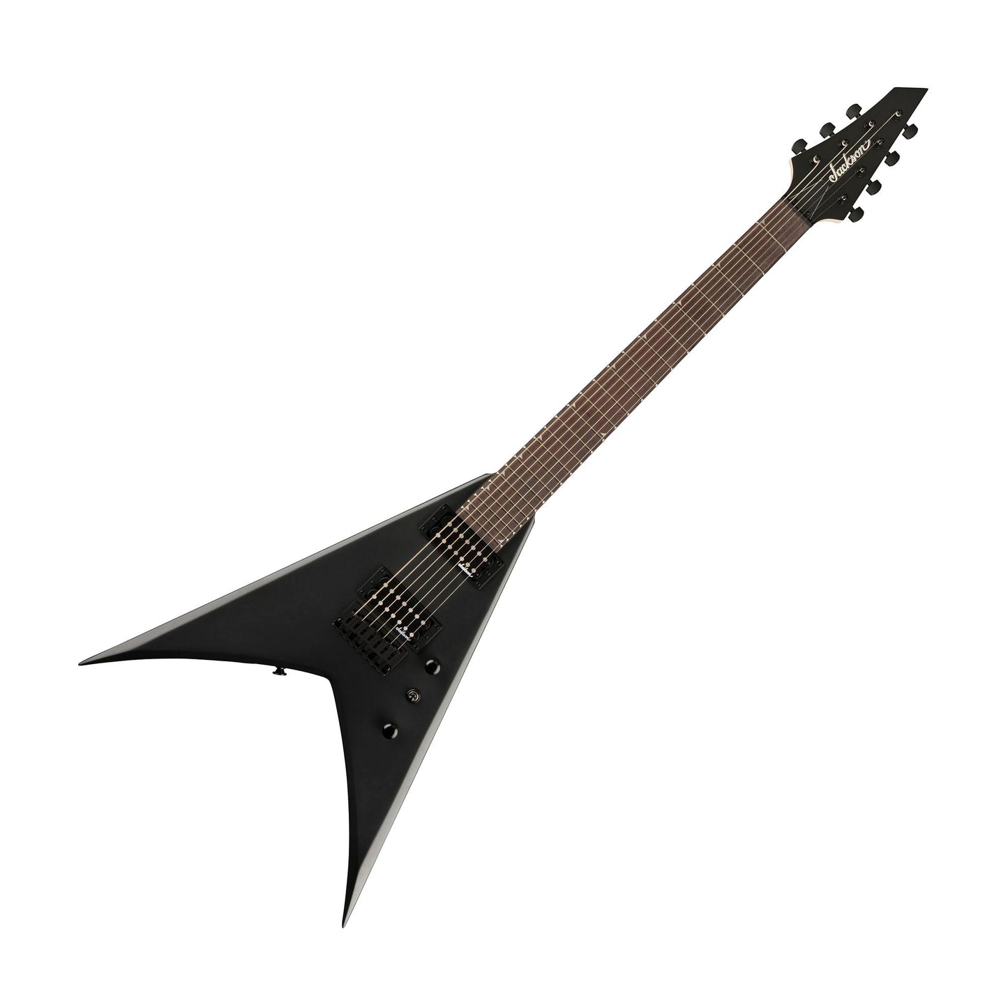 Jackson King V JS22 HT 7-string Electric Guitar, Satin Black