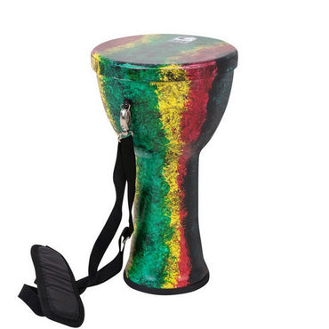 Toca SFDL-10RB Lightweight Series 10-Inch Hand Drum w/Gig Bag, Rasta Finish