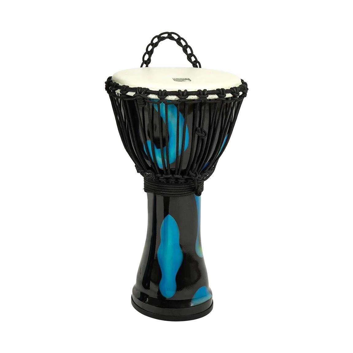 Toca SFMDJ-10BL 10-inch Freestyle Djembe, Blue Magma