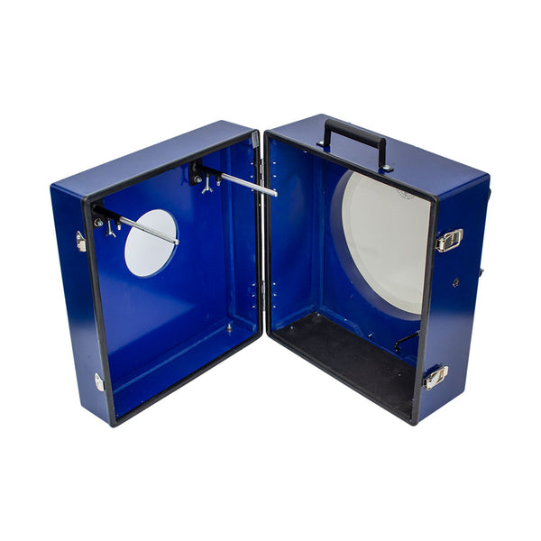 Toca Kickboxx Pro Suitcase Travel Drum Set, Blue