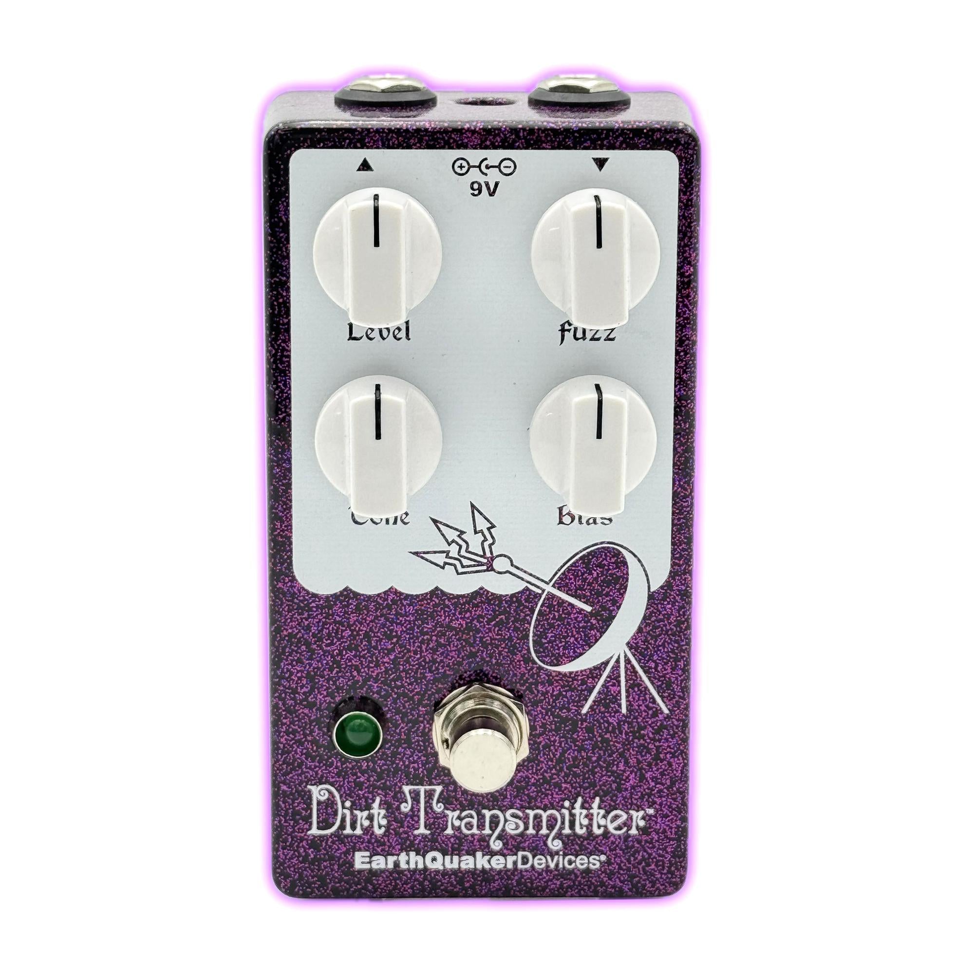 EarthQuaker Devices Dirt Transmitter V2 Fuzz Driver, Purple Sparkle (G