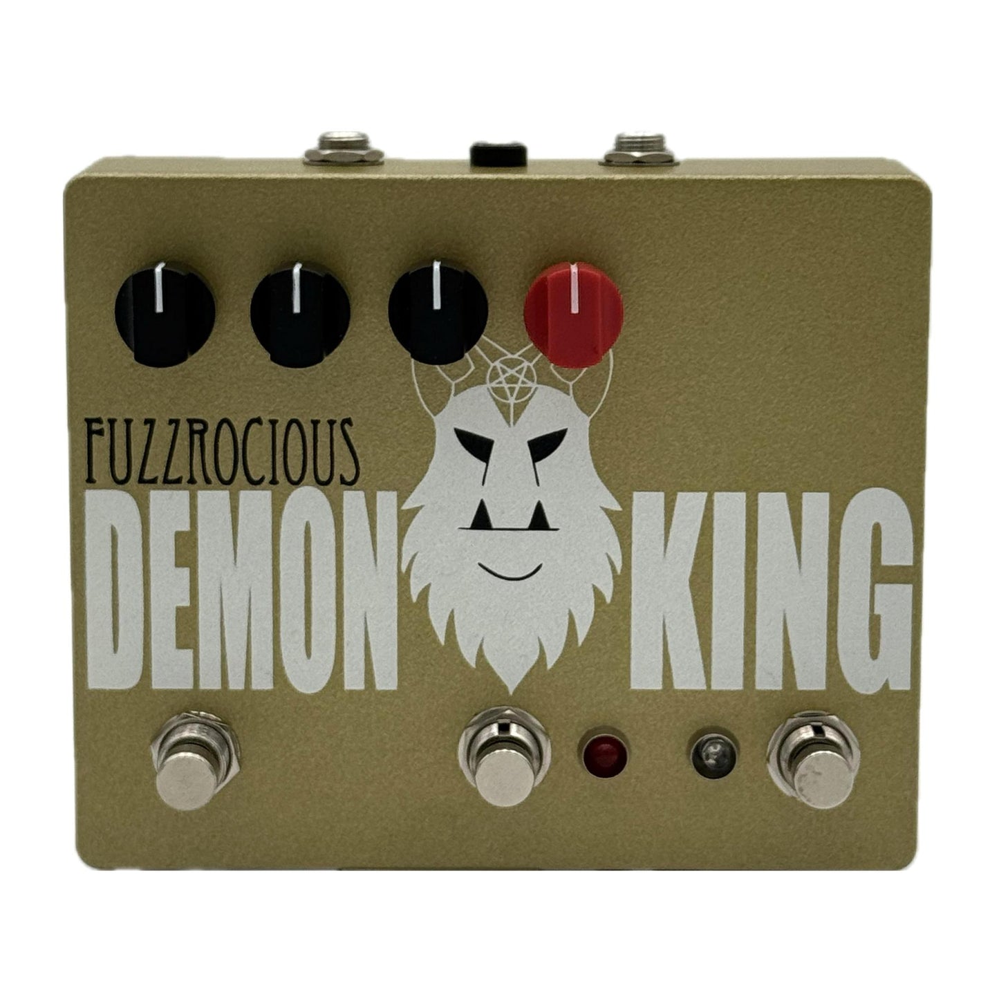 Fuzzrocious Pedals Demon King Fuzz, Gold