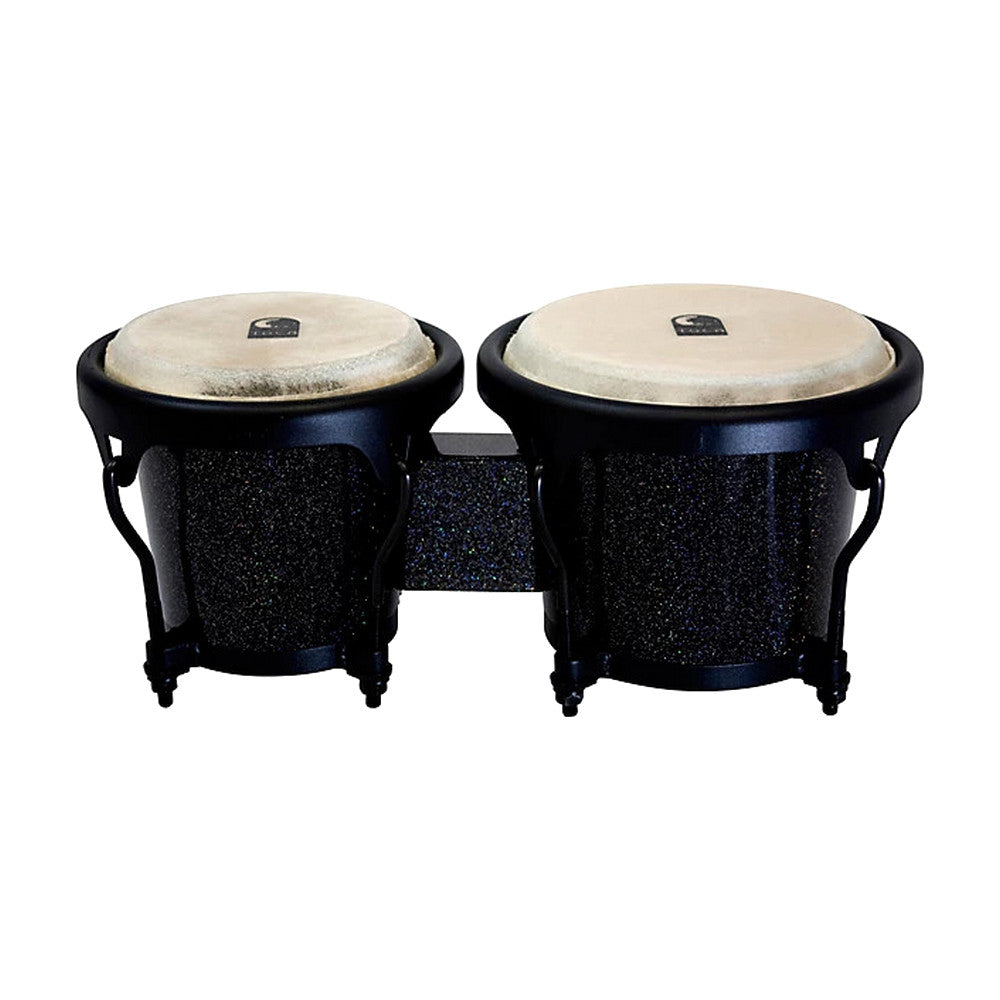 Toca 2400-BKS Player's Series Wood Bongos 6" And 7", Black Sparkle