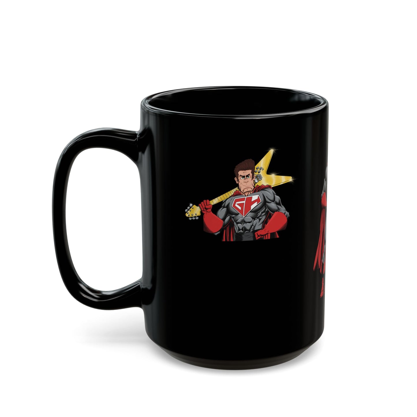 The Gear Hero's Black Mug (11oz, 15oz)