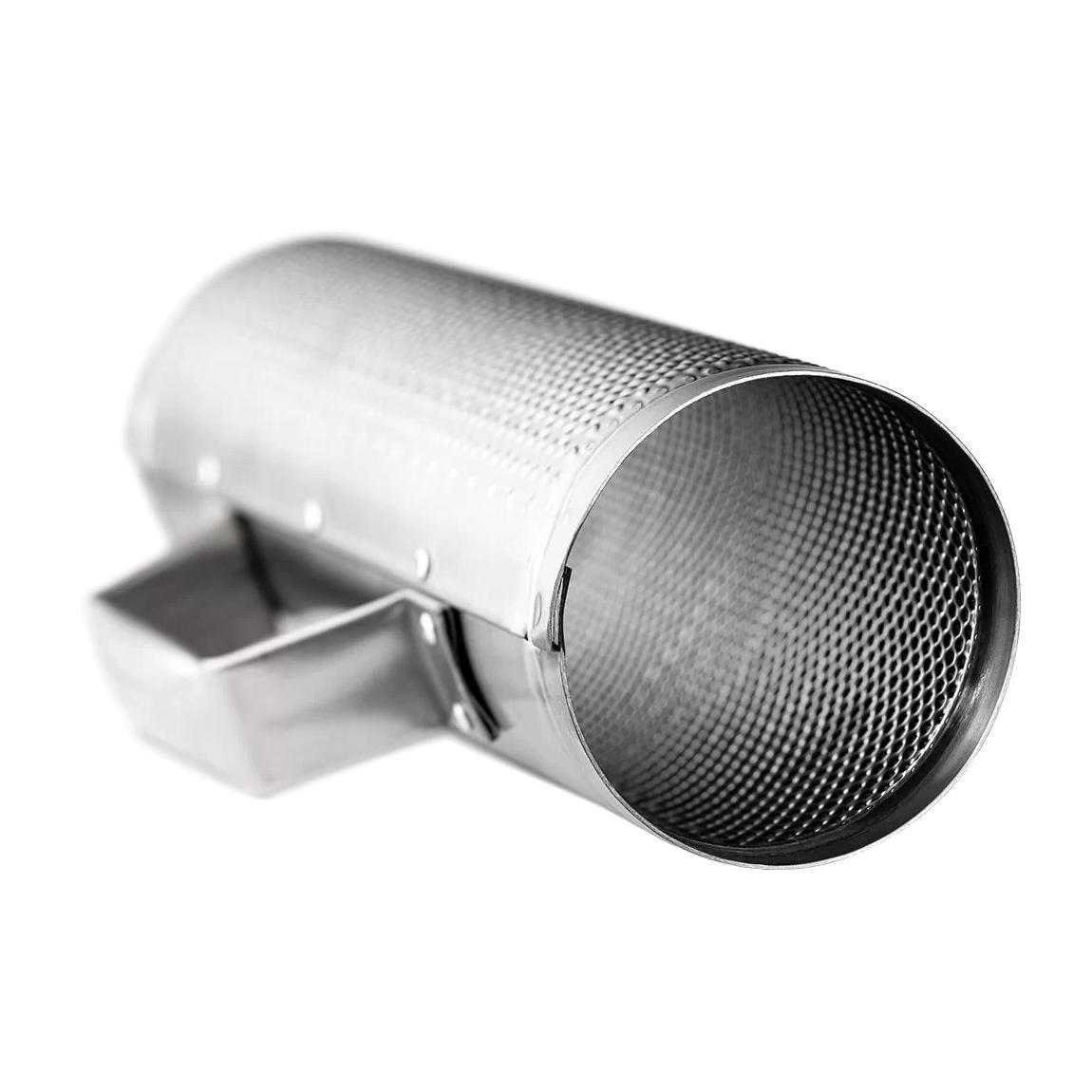 Meinl Percussion MGU2 Guira Metal Guiro/Merengue Güira with Scraper, Medium Sized, Brushed Steel