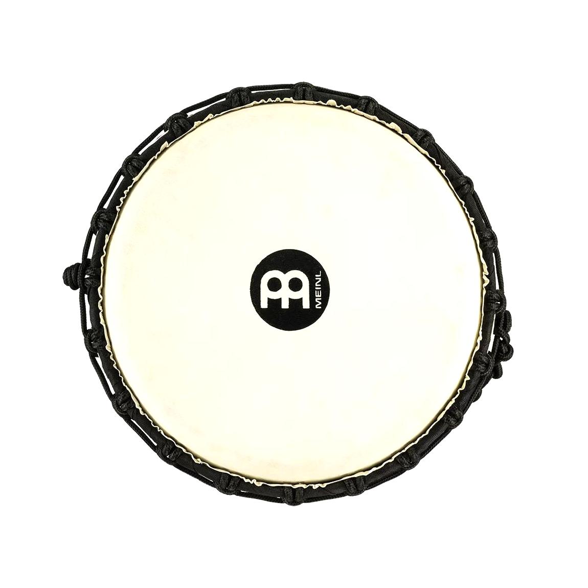 Meinl Percussion HDJ3-L 12" Rope Tuned Headliner® Series Djembe, Black River Series