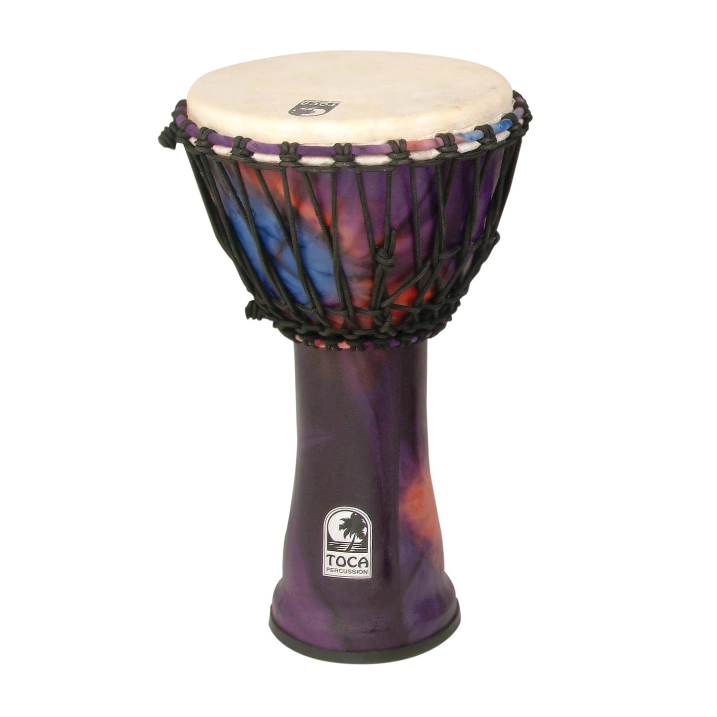 Toca SFDJ-10WP Freestyle Rope Tuned 10-Inch Djembe, Woodstock Purple