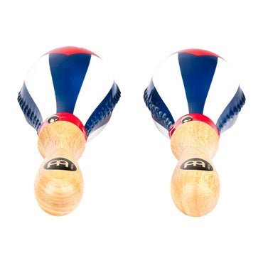 Meinl Percussion MSM3CU Traditional Rawhide Maracas, Cuba Flag