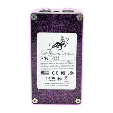 EarthQuaker Devices Dirt Transmitter V2 Fuzz Driver, Purple Sparkle (Gear Hero Exclusive)