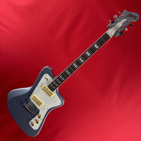 [USED] Baum Guitars Wingman Limited Series Electric Guitar w/Hardshell Case, Skyline Blue (See Description)