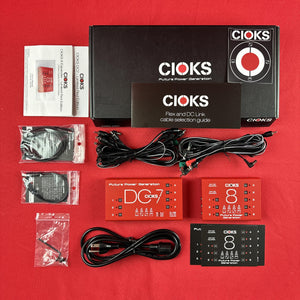 [USED] CIOKS SB15 Super Power Bundle (DC7+C8E) Pedal Power Supply, Red (Gear Hero Exclusive)