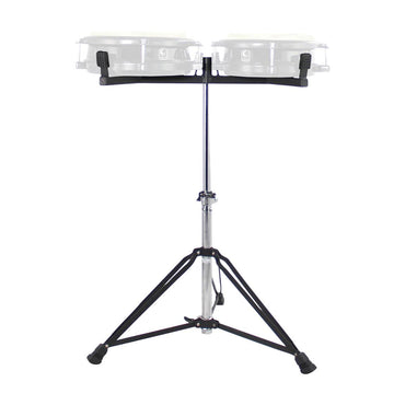 Toca TCCD-10-11S 10" & 11" Commuter Conga Set w/Double Stand, Black