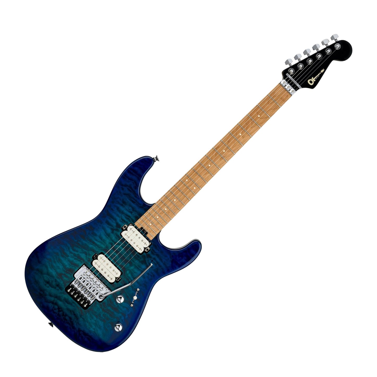Charvel SD1Q HH Pro-Mod Plus San Dimas Style 1 Electric Guitar w/Floyd Rose, Chlorine Burst