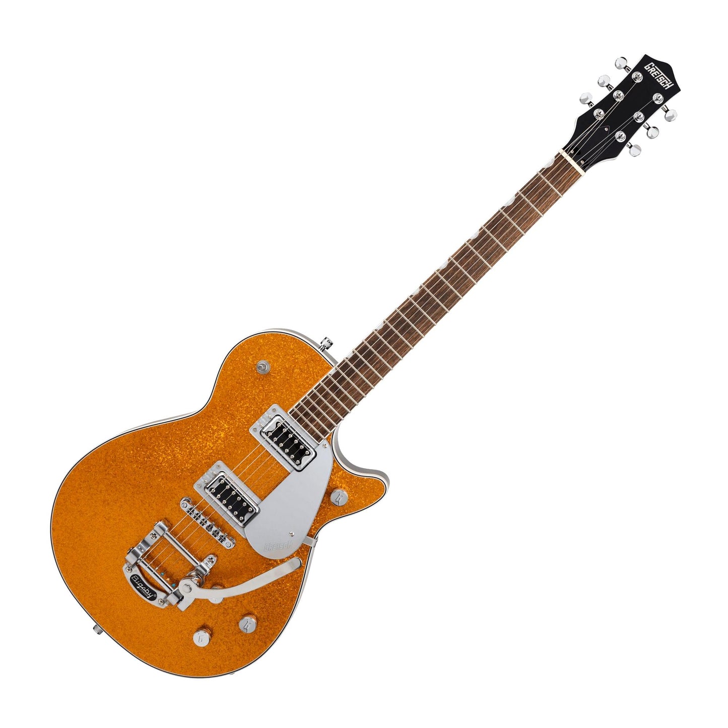 Gretsch Electromatic Sparkle Jet FT Single Cut Electric Guitar w/Bigsby, Gold Sparkle