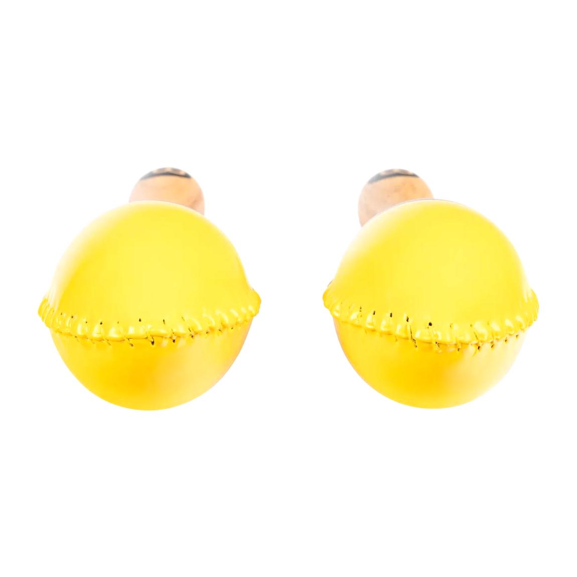 Meinl Percussion MSM3CO Traditional Rawhide Maracas, Colombia Flag Design