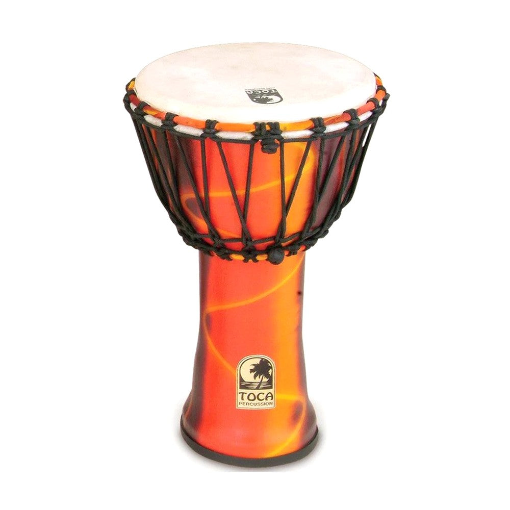 Toca SFDJ-9F Freestyle Rope Tuned 9-Inch Djembe, Fiesta Finish