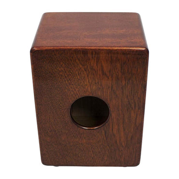 A Tempo Percussion CJ-CCITO-30 El Cajoncito 3/4 Size Hardwood Cajon, Glossy Mohena