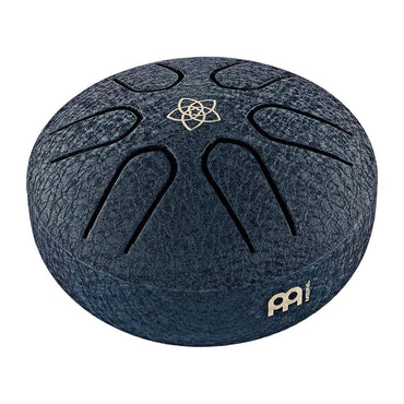 Meinl PSTD2NBVF 3 Inch Pocket Steel Tongue Drum, A Major, Venus Flower, Navy Blue