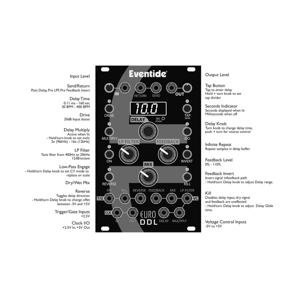 Eventide EuroDDL Eurorack Digital Delay