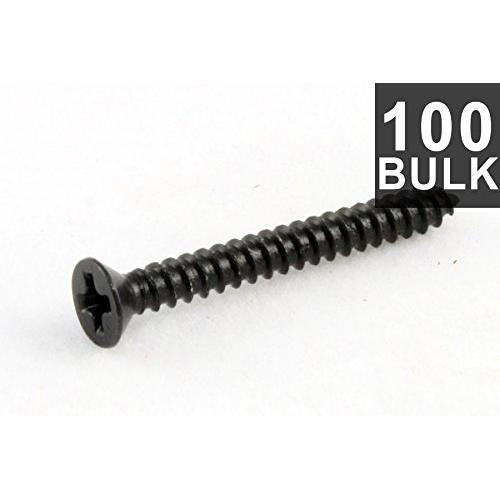 All Parts GS-0008-B03 Tall Humbucking Pickup Ring Screws 3/4" Black