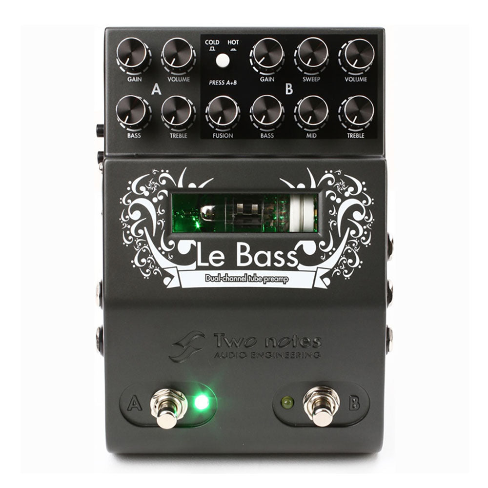 clean bass preamp pedal Two Notes Le Bass 2-Channel Tube Bass Preamp – Gear Hero