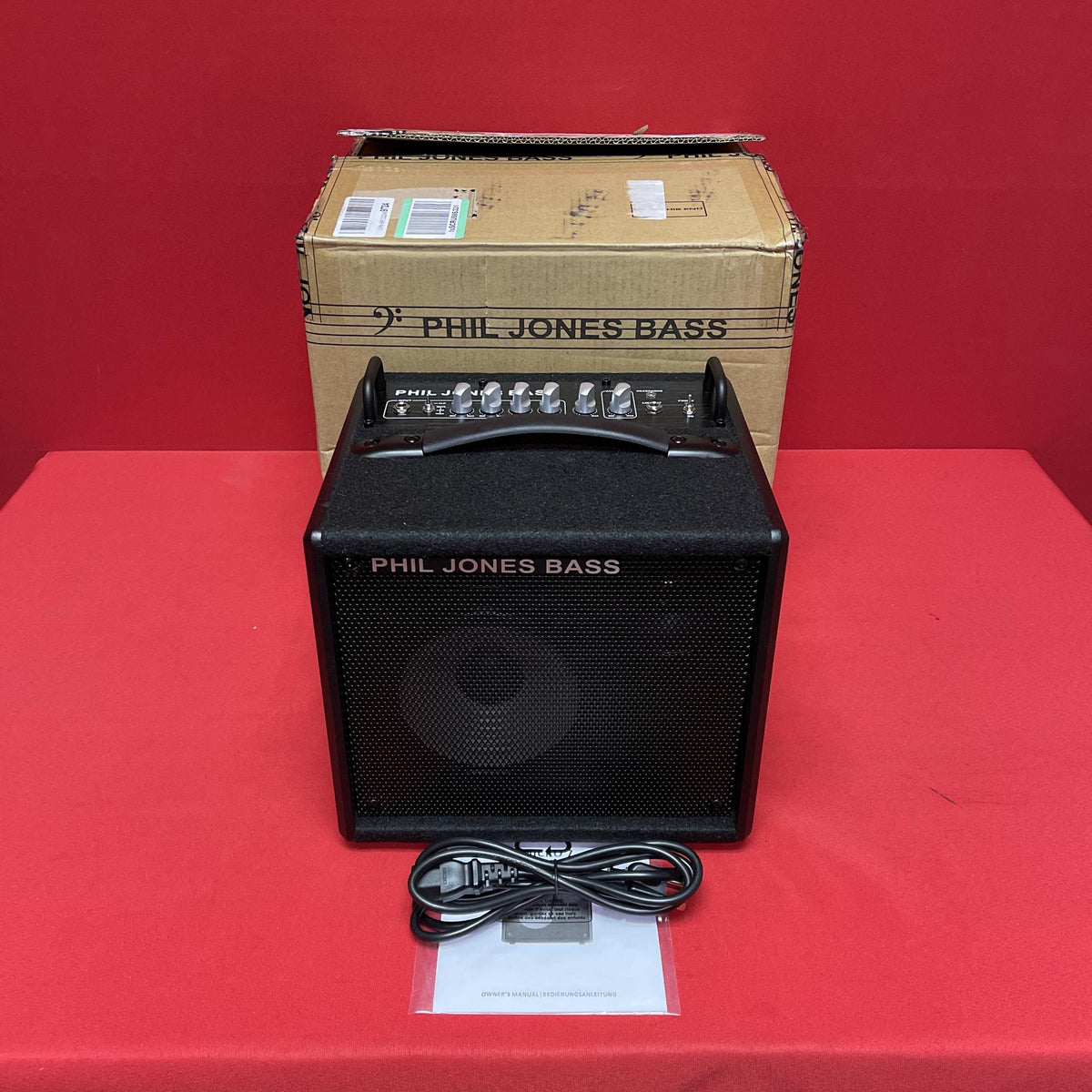 USED Phil Jones Bass Micro 7 50W 1x7 Bass Combo W Tweeter Guitar used phil jones bass micro 7 50w 1x7 bass combo w tweeter guitar
