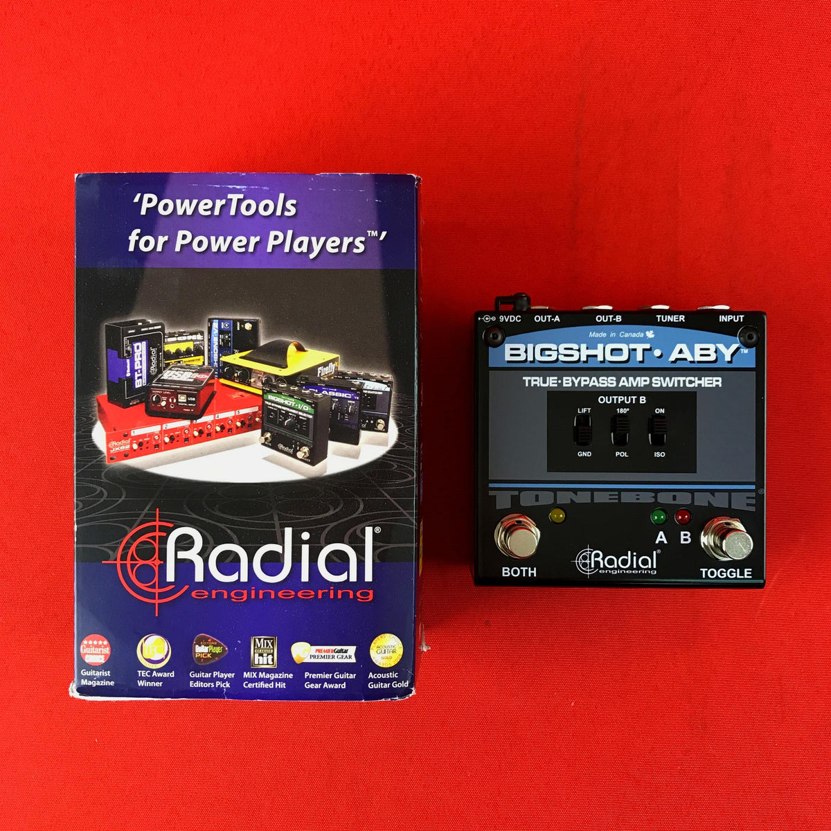 [USED] Radial BigShot ABY True Passive Switcher guitar pedals for any genre