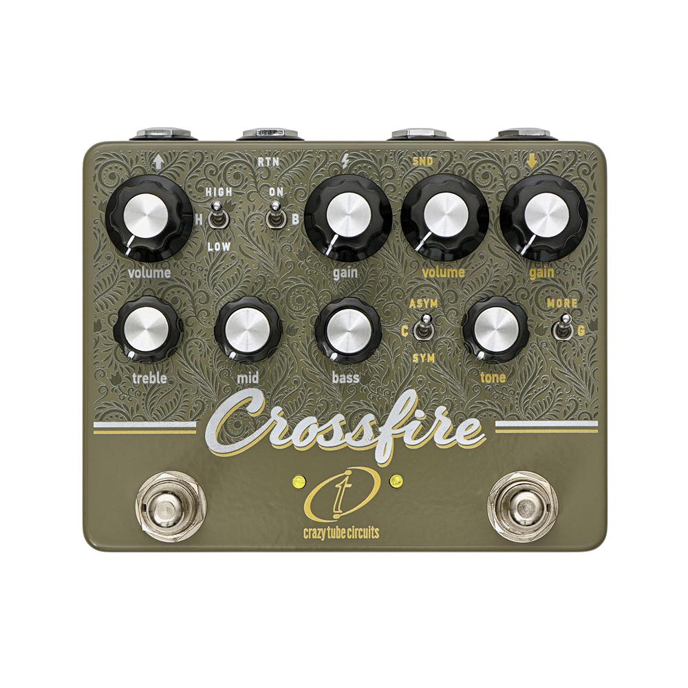 best dual overdrive pedal Crazy Tube Circuits Crossfire Dual Overdrive – Gear Hero