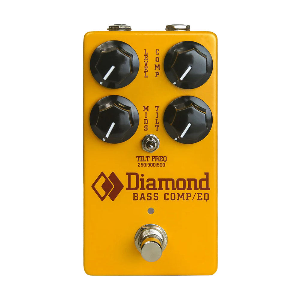 Diamond Bass Comp EQ Optical Compressor guitar pedals for any genre