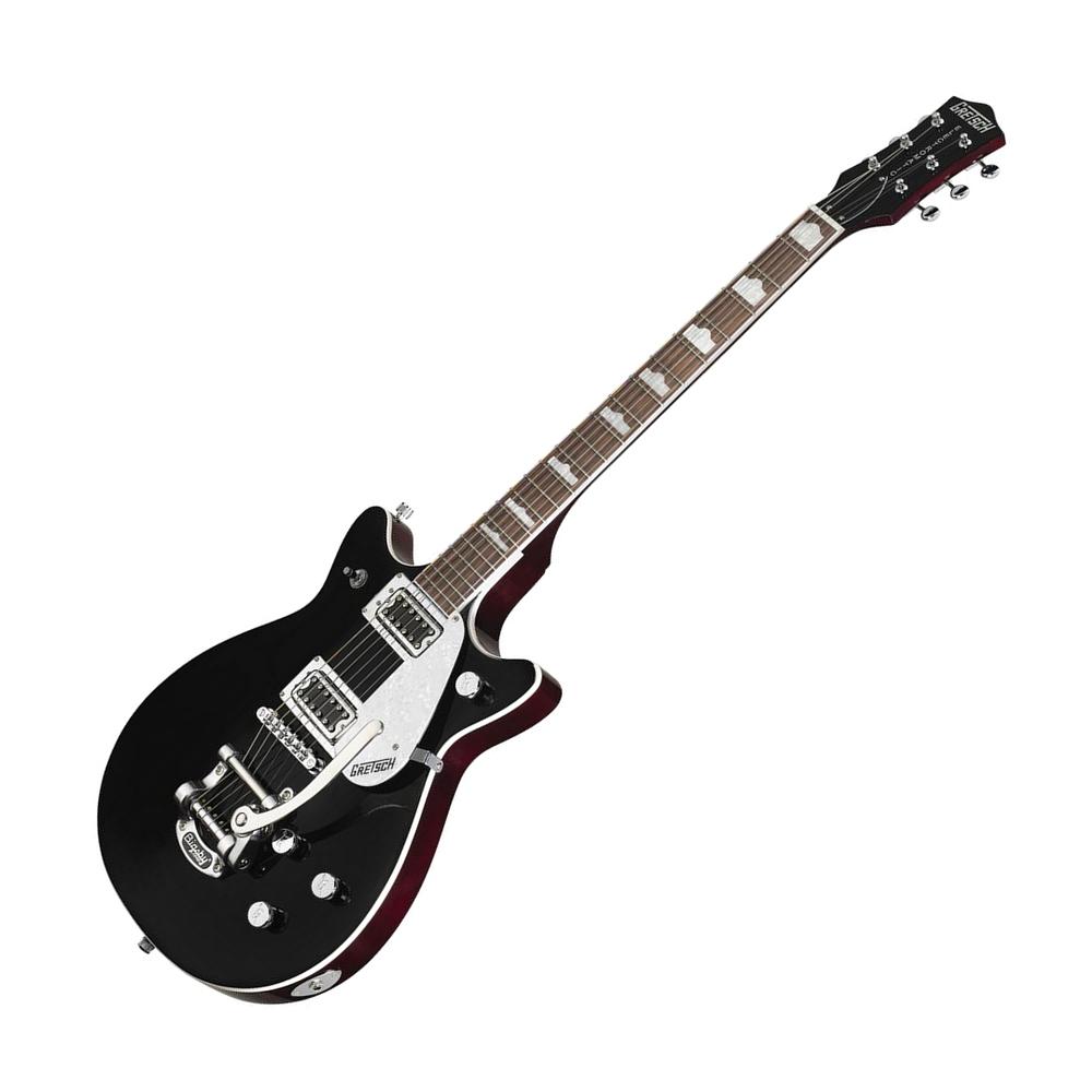 GRETSCH G5445T ELECTROMATIC DOUBLE JET ELECTRIC GUITAR W/BIGSBY, BLACK