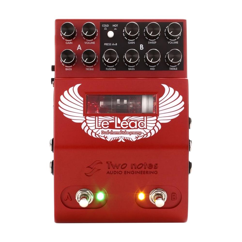 2 channel preamp pedal Two Notes Le Lead 2-Channel Hi-Gain Tube Preamp Pedal