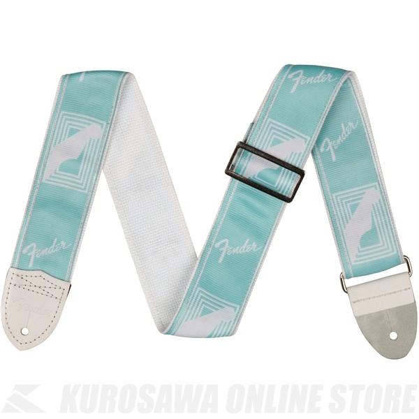 Fender 2" Monogrammed Guitar Strap - Daphne Blue
