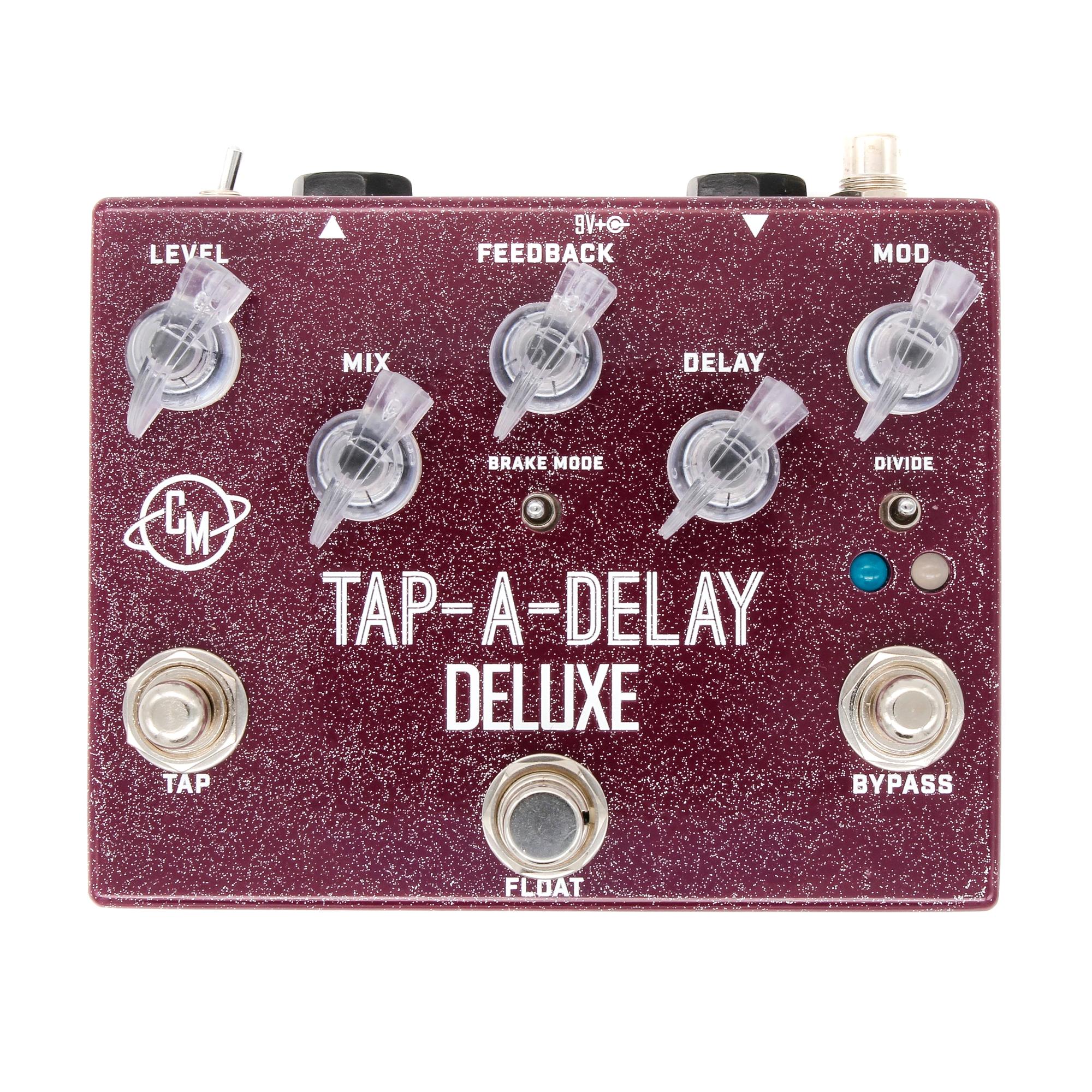 analog delay pedal with tap tempo Cusack Tap-A-Delay Deluxe Tap Tempo Delay with Float Switch – Gear Hero