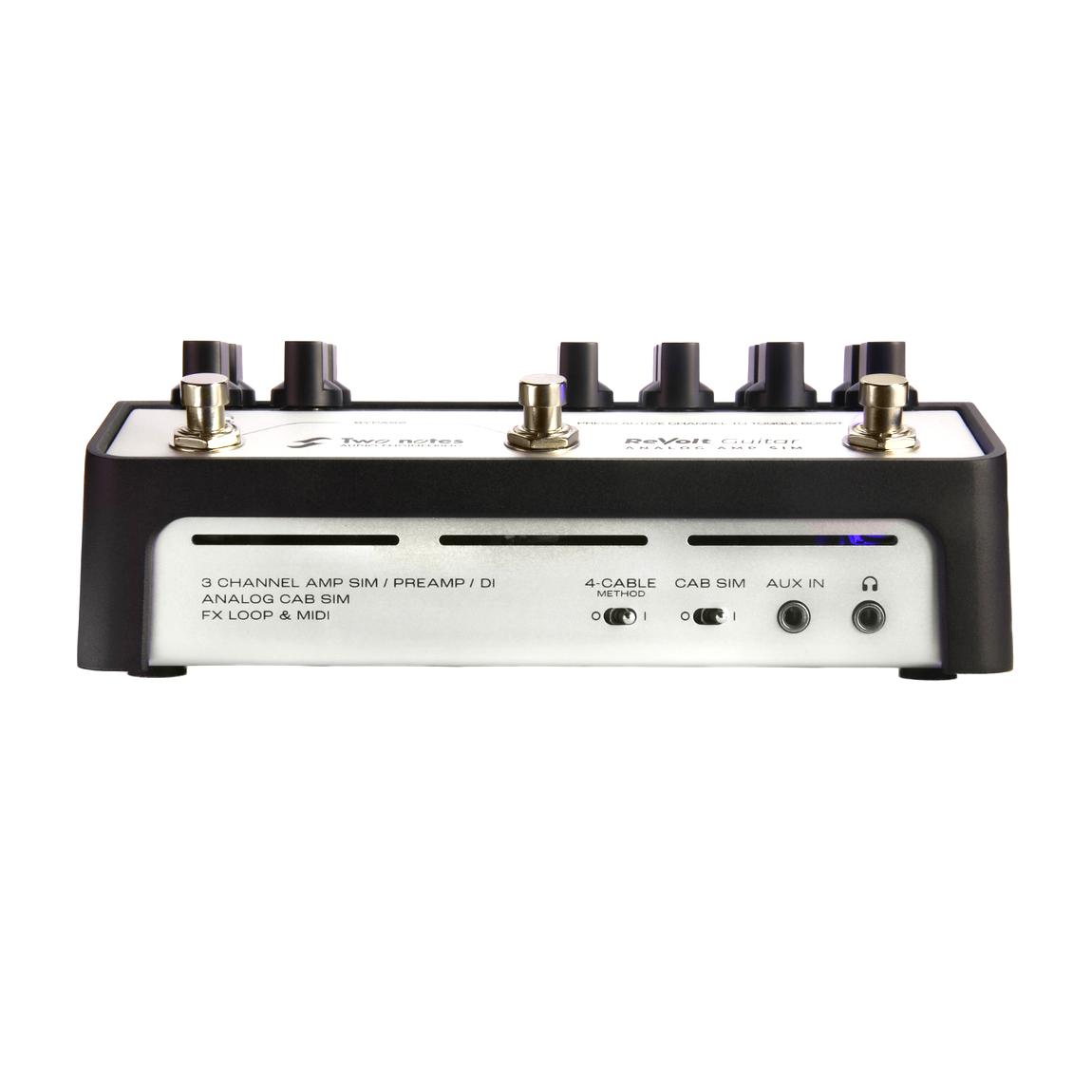 Two Notes ReVolt Guitar Analog 3 Channel Preamp guitar pedals for any